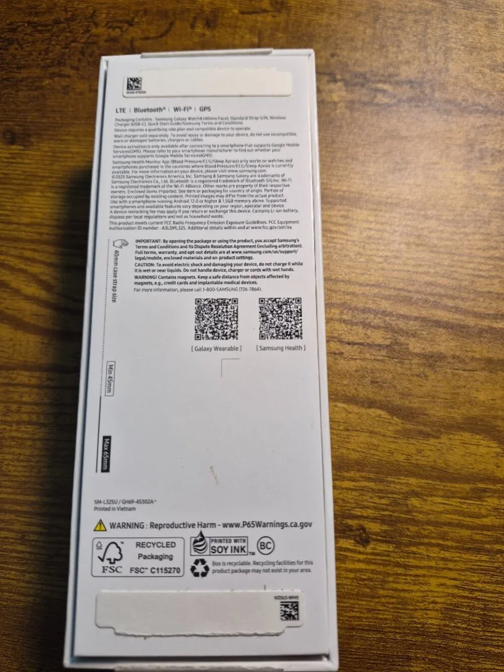 Samsung Galaxy Watch8, 40mm, Silver, LTE/WiFi/Bluetooth/GPS Capable, NEW IN BOX!